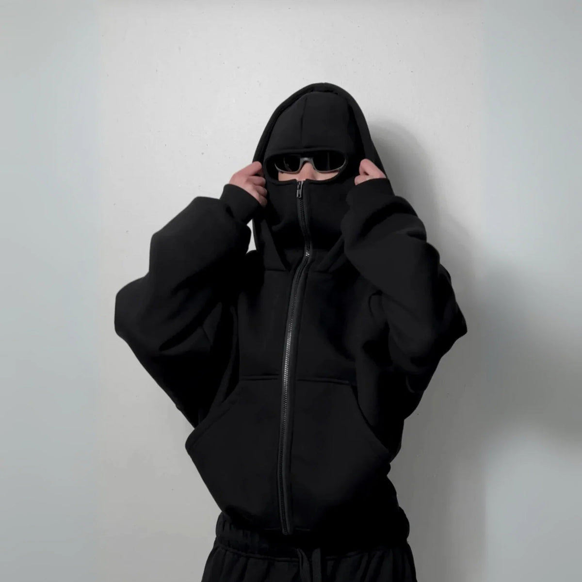 Shadow Core Zipped Balaclava Hoodie
