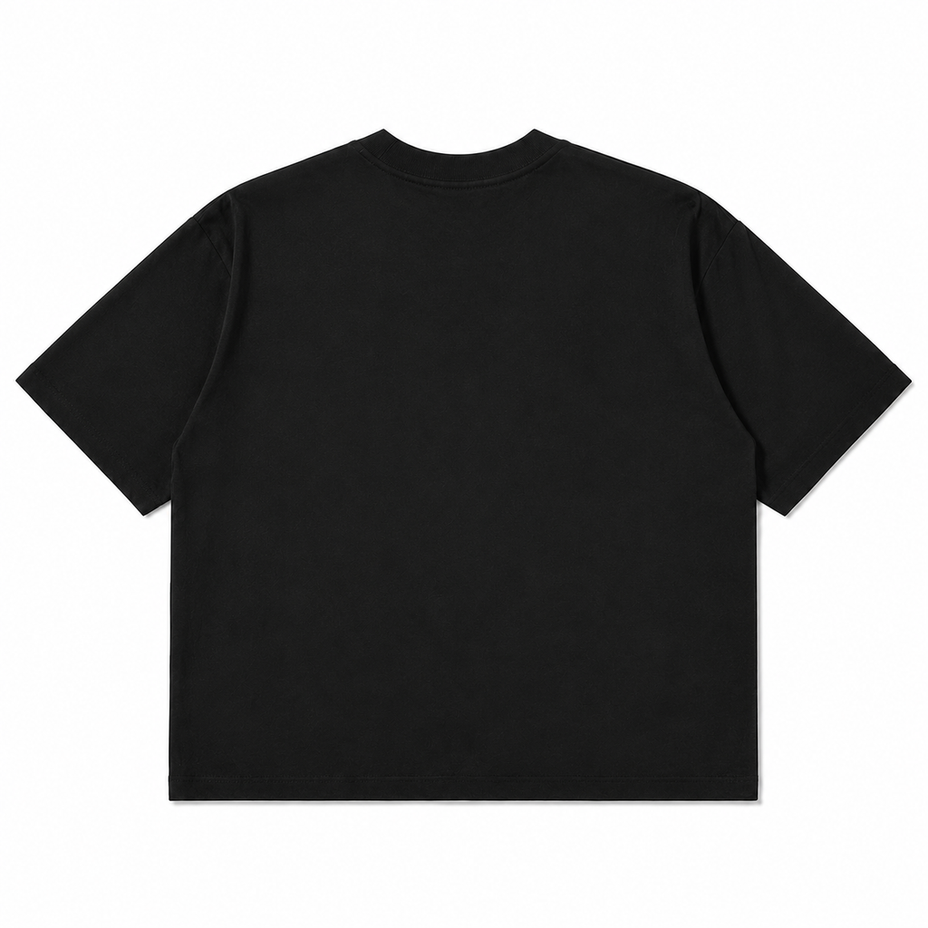 Black Cropped Tee