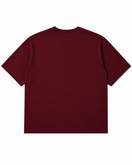 Wine Cropped Tee