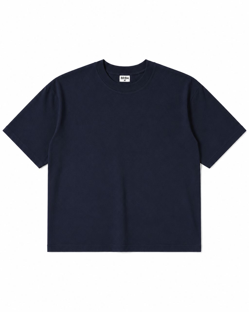 Navy Blue Cropped Tee